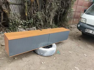 Floating Tv Stand With Natural Board (7ft)