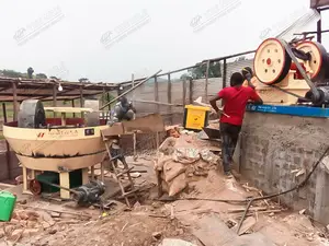 Mining Equipment Ore Grinding Mill Wet Pan With Double Wheel