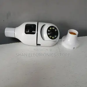Two Way Talk,2-in-1 Dual Lens Dual Screen Bulb Wifi Wireless
