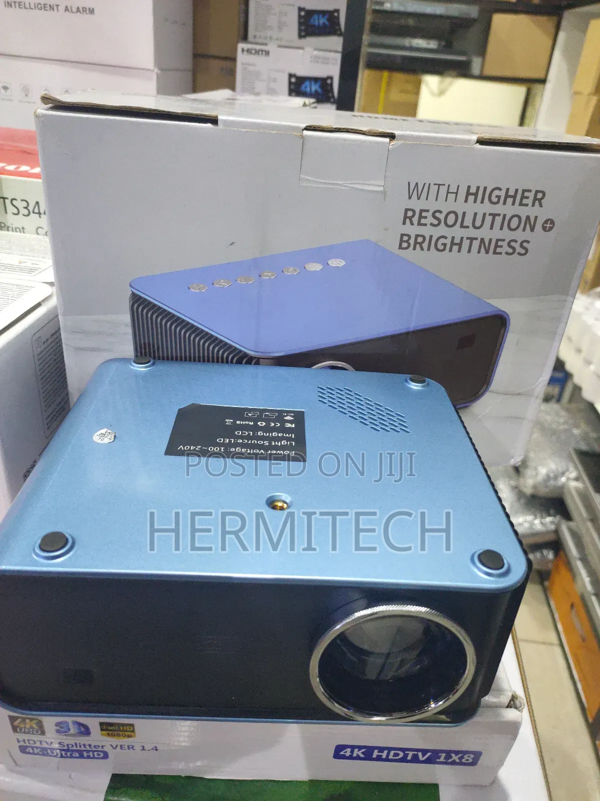 T4 With Higher Resolution Brightness Projector