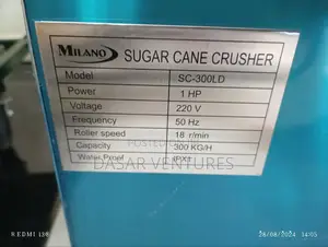 Sugar Cane Juicer Electric - SC300LD
