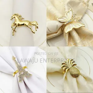 Assorted Gold Decor Napkin Holders