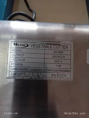 Vegetable Cutter Machine Milano SY-660