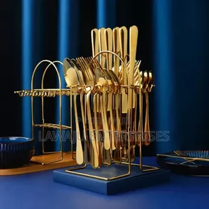 Gold Cutlery Set 24 PCS