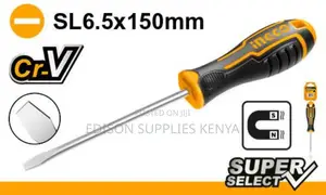 6mm Flat Screwdriver INGCO Slotted Screwdriver Heavy Duty