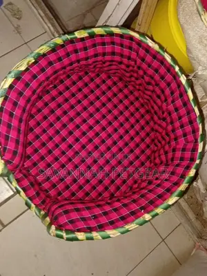 Maasai Pet Bed Kitten Puppy Baskets for Cats Made in Kenya