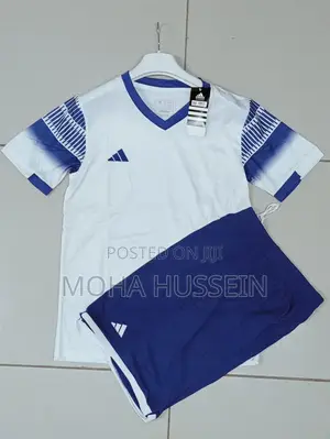 White Football Adidas Uniforms