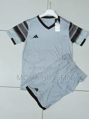 Adidas Grey Football Uniforms