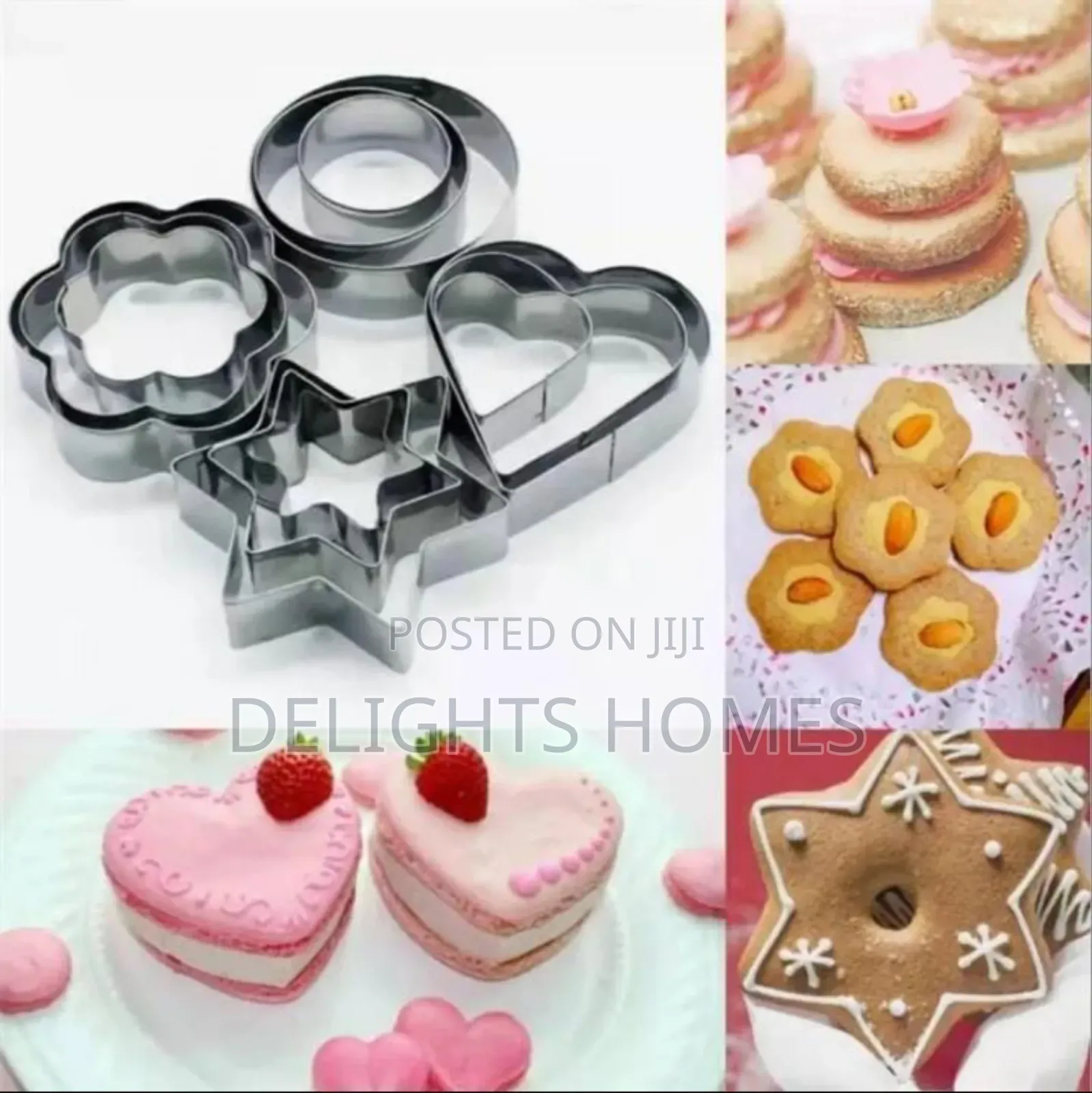 *12pcs Stainless Steel Cookies Cutter