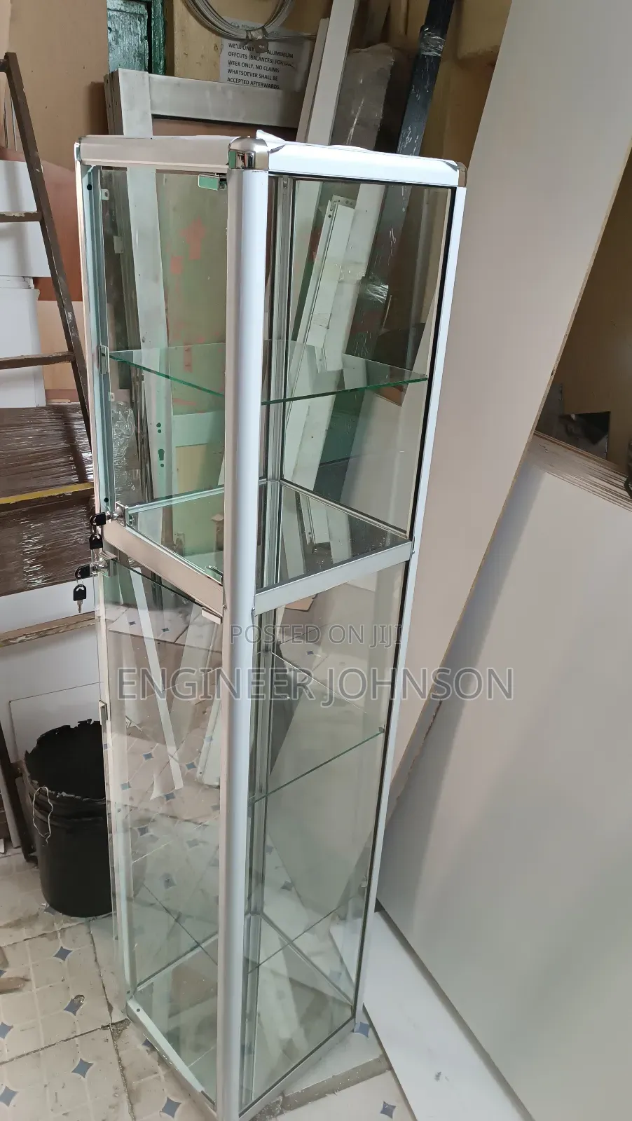 Cosmetics Glass Display