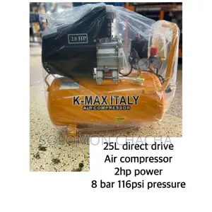 KMAX ITALY 25L Direct Drive 8 Bar 116psi Air Compressor 2hp