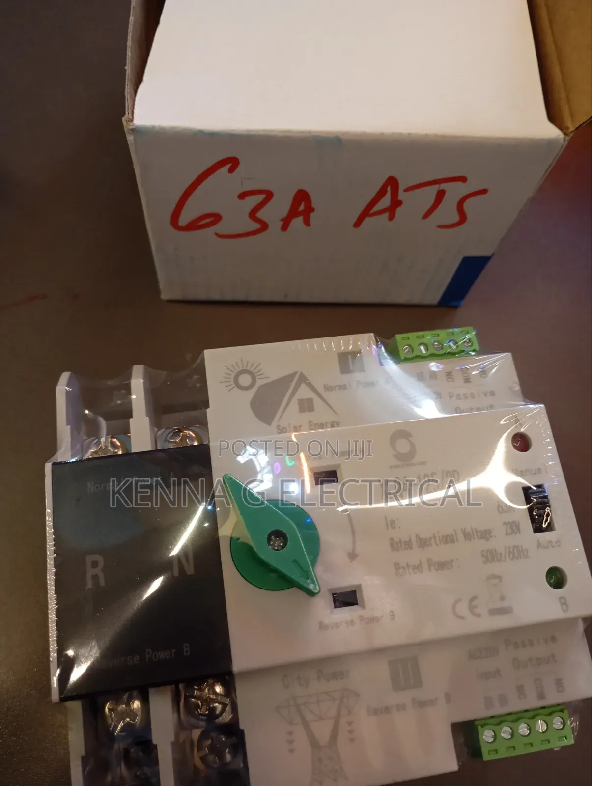 Solar Dual Power ATS 63A 2 Pole Automatic