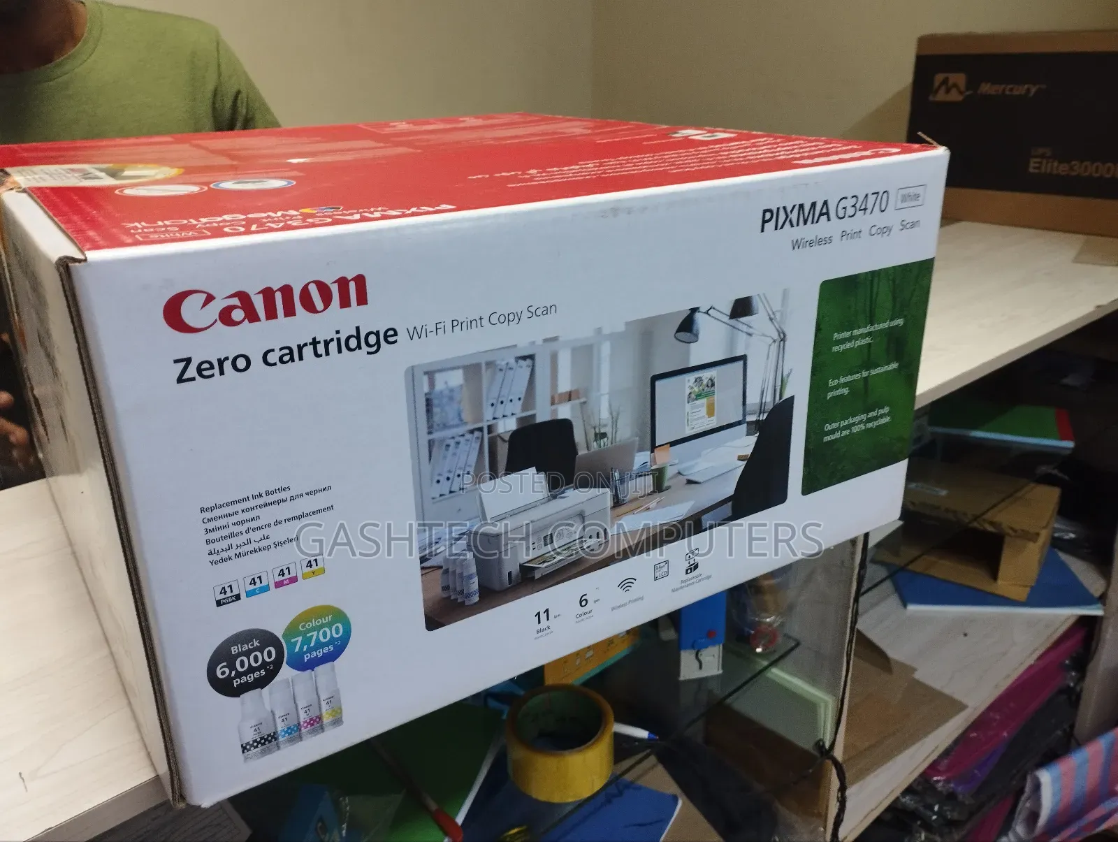 Canon Pixma G3470 Printer 3 in 1 White