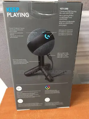 Logitech Yeti Orb Condenser RGB Gaming Microphone