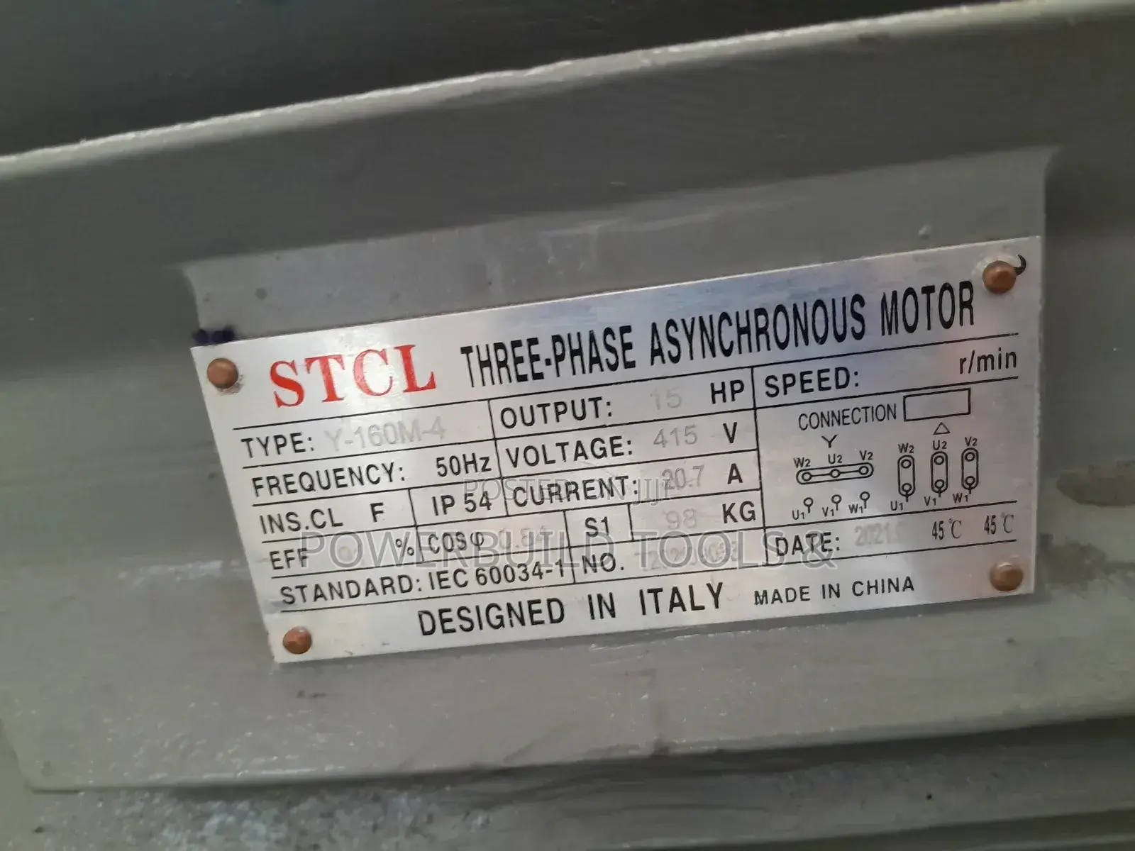 STCL 15HP Low Speed Copper Motor