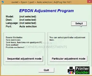 All Epson Printer Reset Service Using Software for Waste Ink Pads