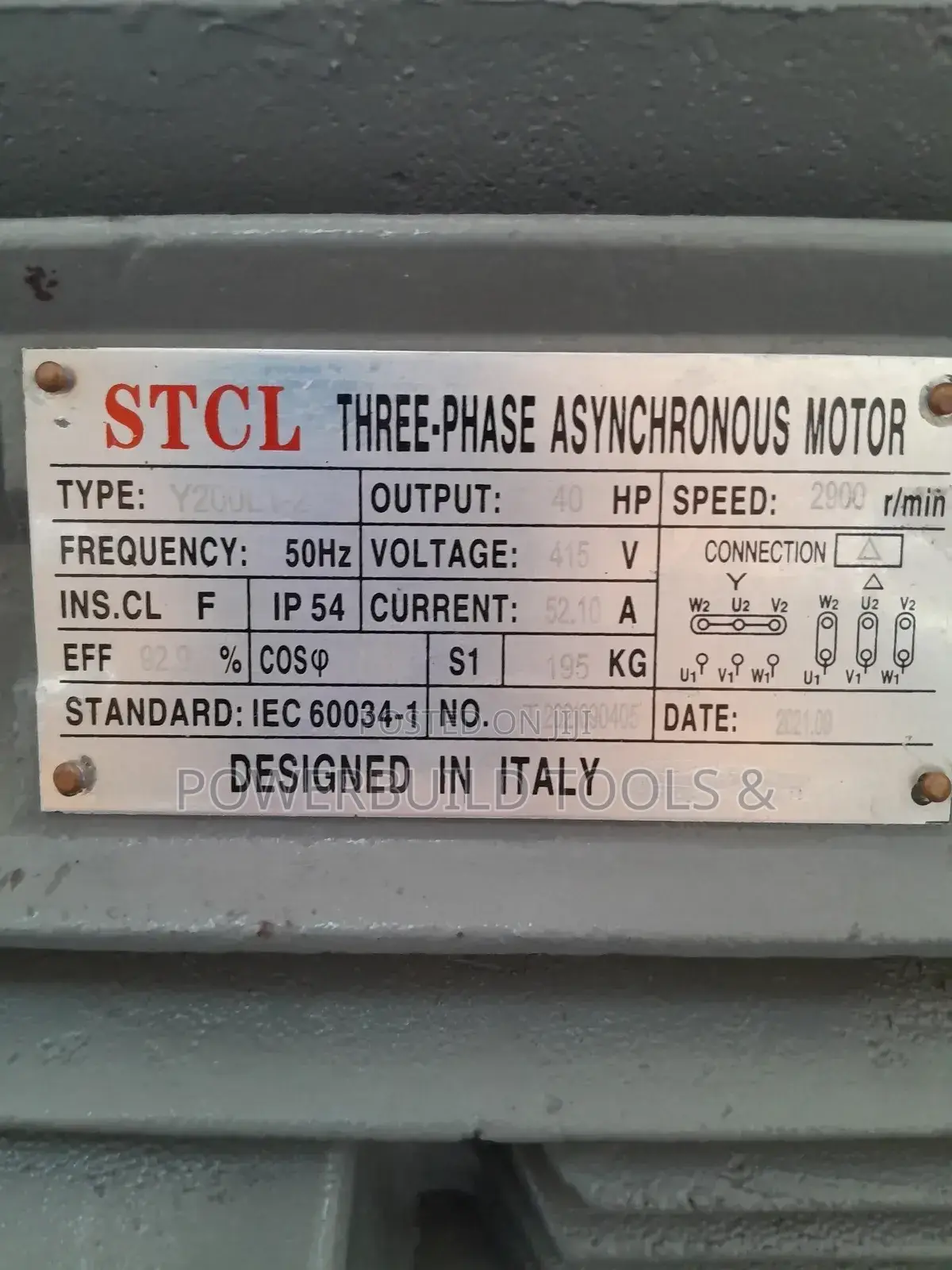 Asynchronous 40HP High Speed Motor