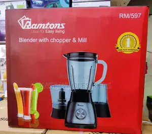 Blender+Mill+Chopper 1.5 Liters 5 Speed- Rm/597* Available