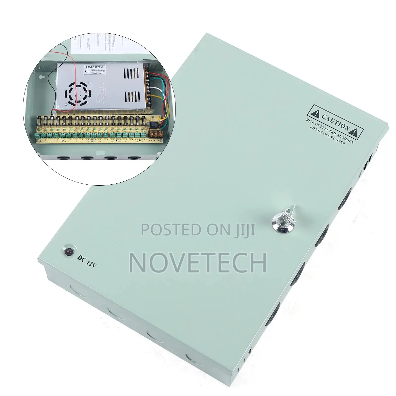 12VDC 18CH 30A Security Camera Power Supply Box CCTV DVR