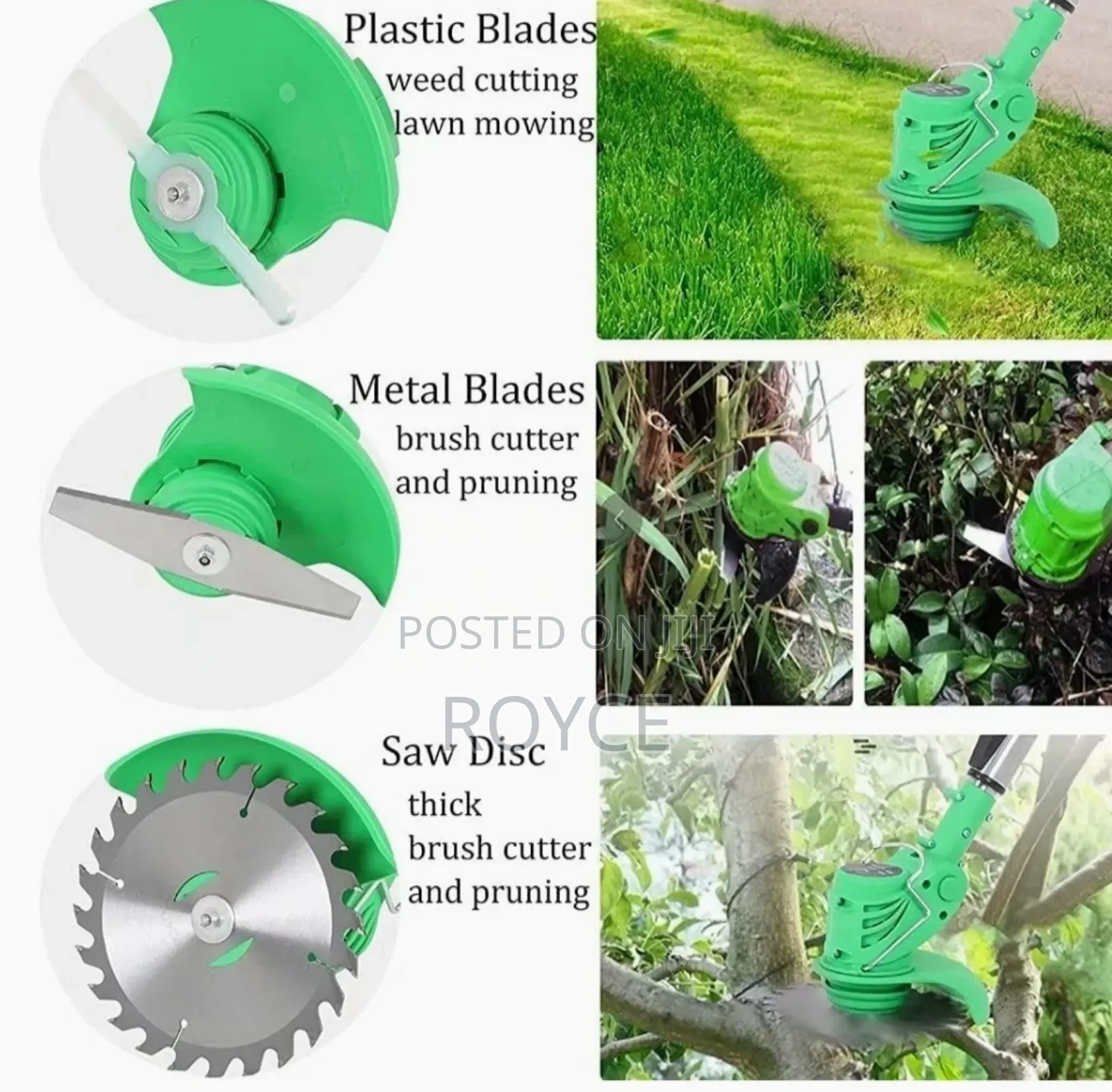 Cordless Electric Lawn Mower -18w
