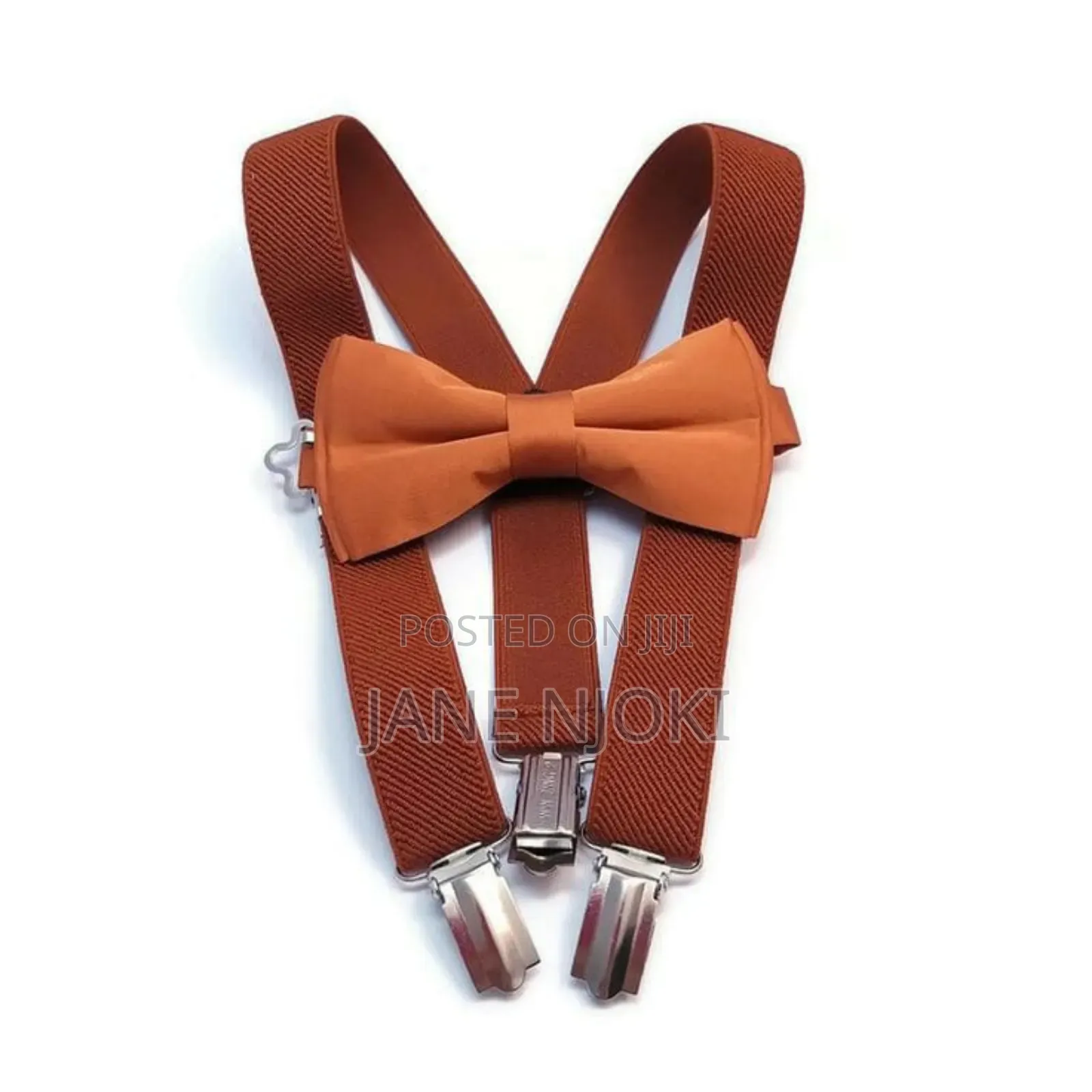 Suspenders Burnt Orange