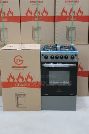 Eurochef Full Gas With Electric Oven +Timer Standing Cooker