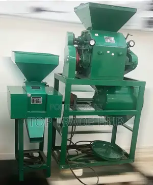 Large Milano Maize Roller Mill 20HP With 7.5HP Precrusher