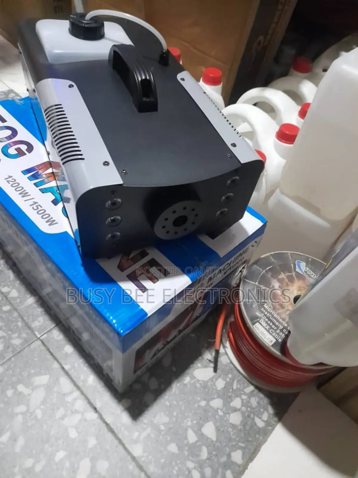 Mace Fog Machine 1500 Watt With 6 Led Lights