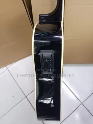 Semi Black Guitar