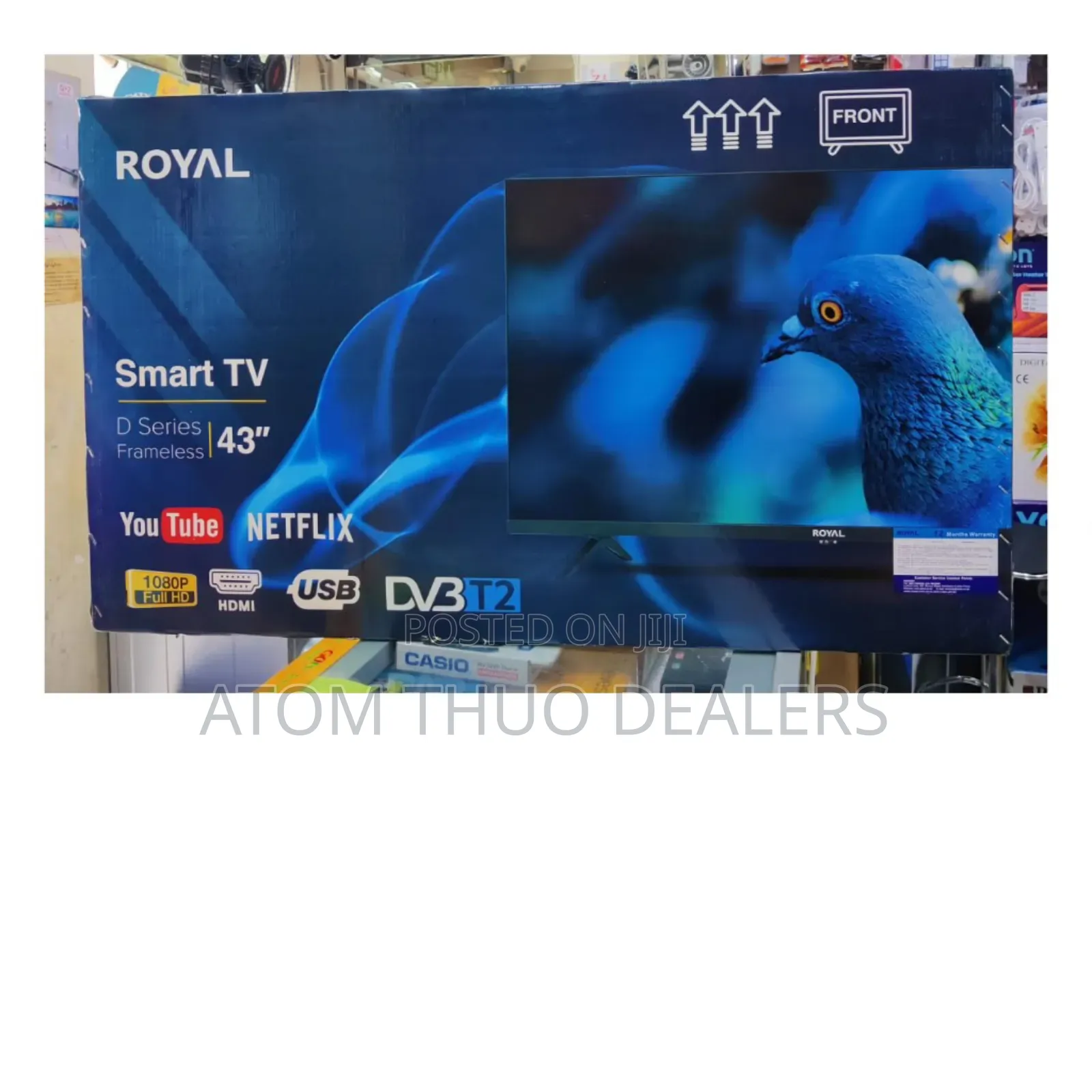 Ametec 43" Smart Android Frameless Bluetooth Available