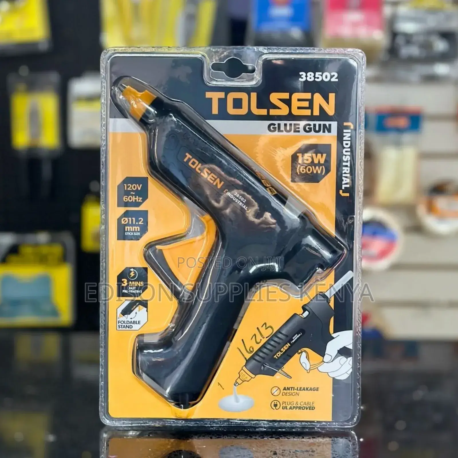 Glue Gun Tolsen With Free Glue Sticks Hot Melt