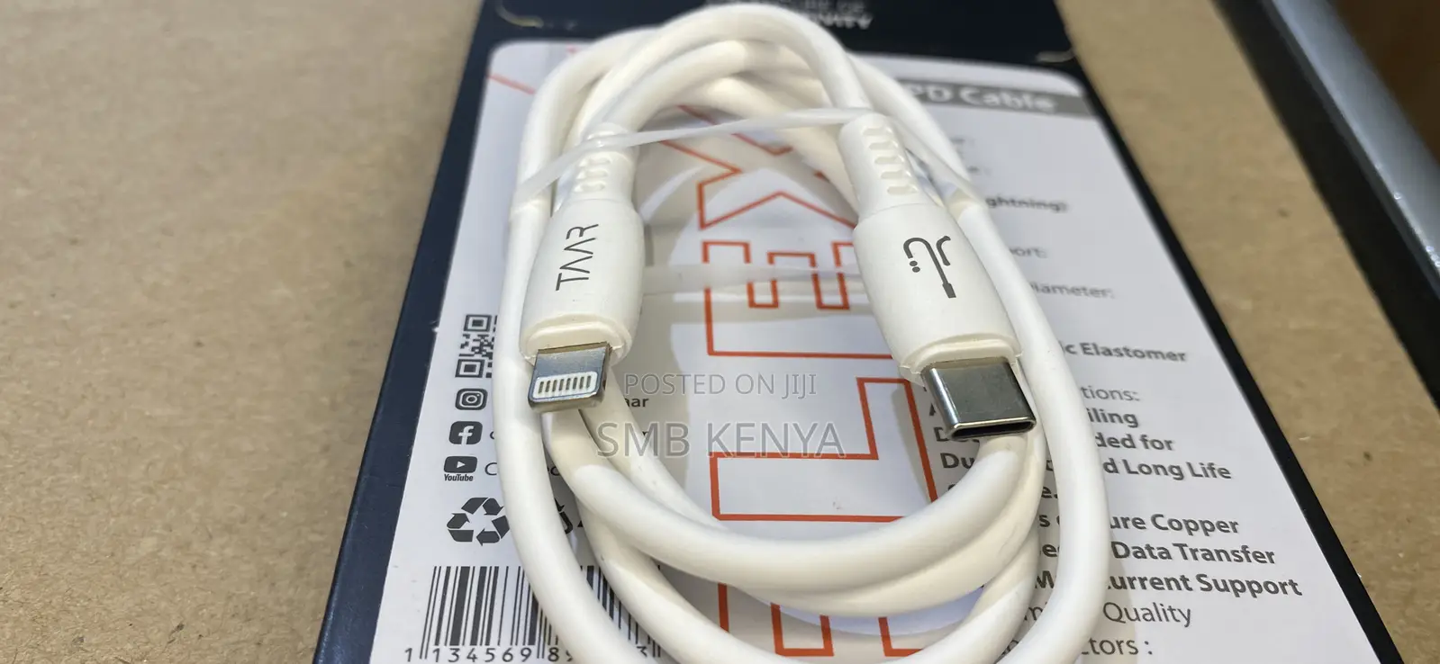 Flex 4A 35W Super Fast C-Iphone Charging Cable(1 Yr Warranty