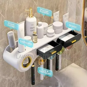Wall Mounted Bathroom Accessories Organizer