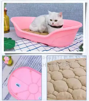 Oval Pet Dog Bed Cat Nest Bath Sleeping Basin Waterproof - S