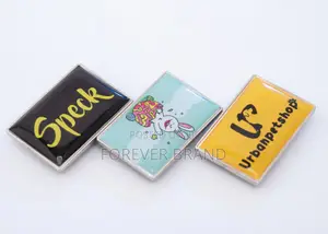 Magnetic Rectangular Branded Lapels