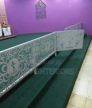 Green Themed Church Altar Floor Carpets Wall to Wall Carpets