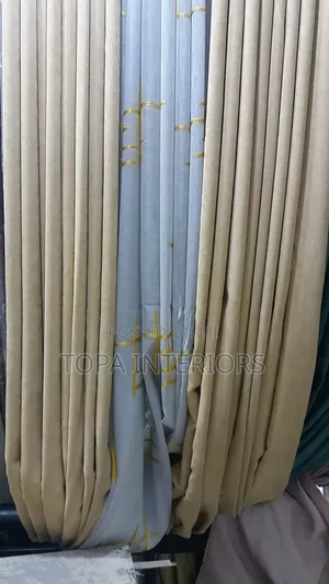 Soft Cream Curtains for House Windows and Doors