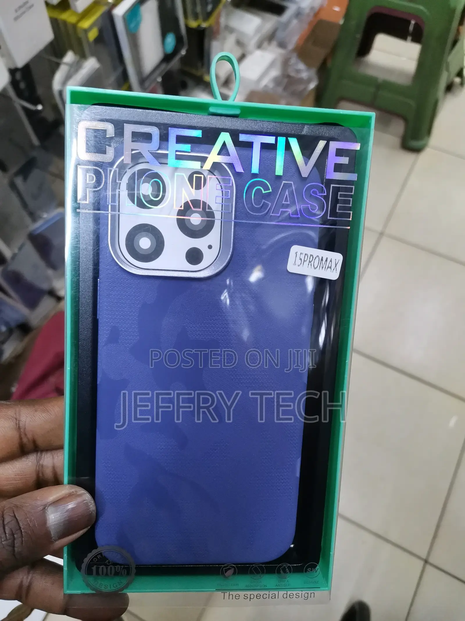 iPhone 15 Pro Max- Blue Casing