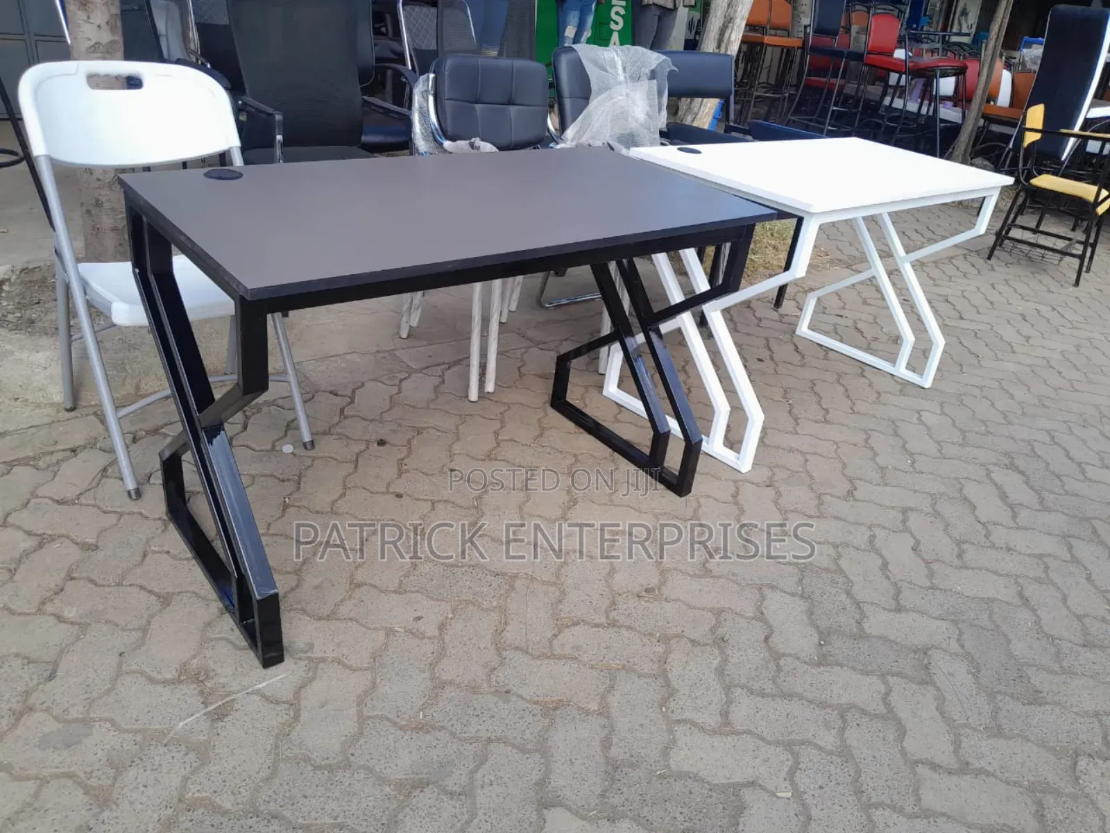 1.2 MTRS Modern Metallic Office/Home Study Desk