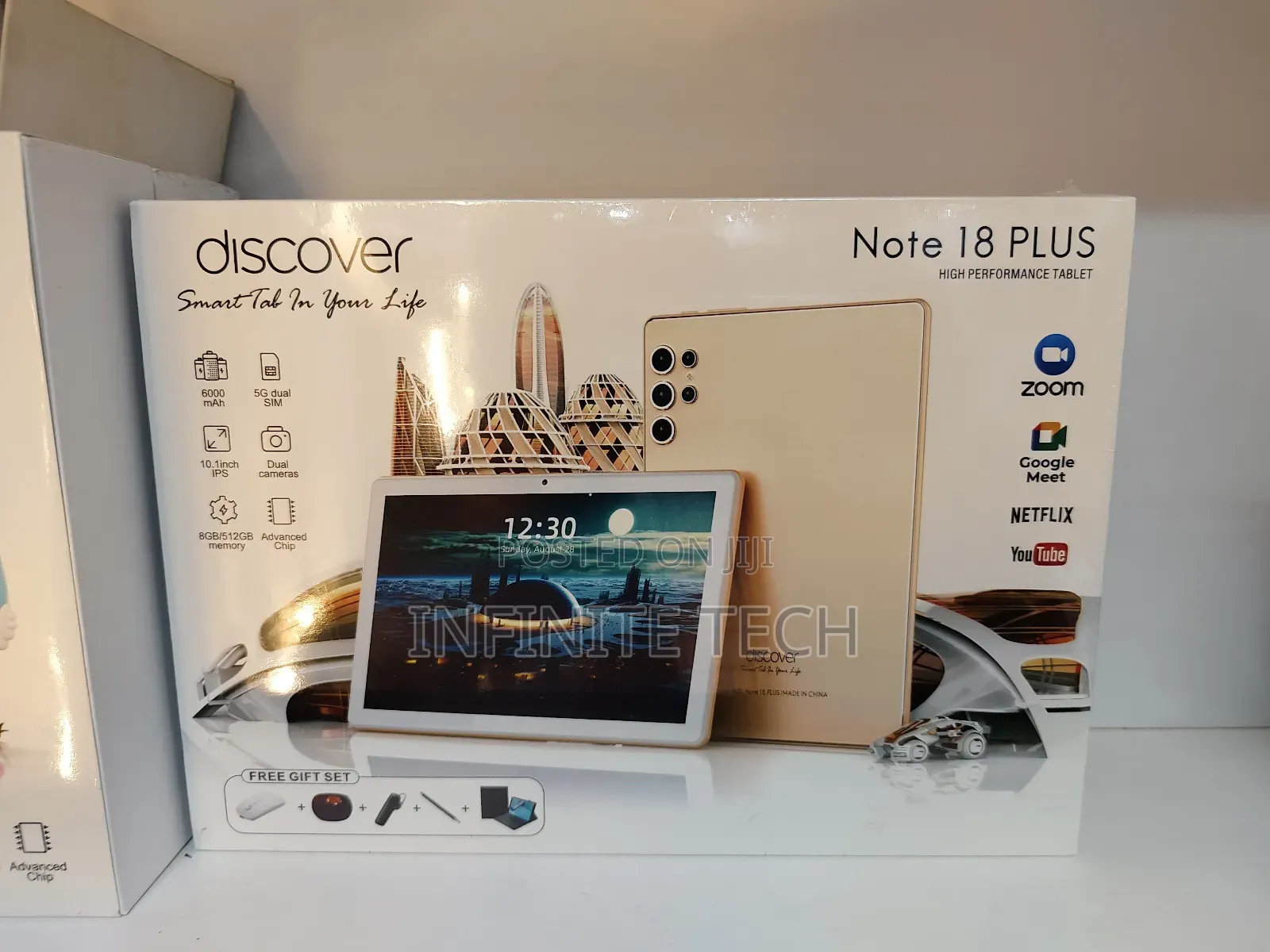New Discover Note 18 Plus 256 GB Black