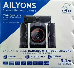 Ailyons Subwoofer System Ac/Dc 18000w 3.1ch*