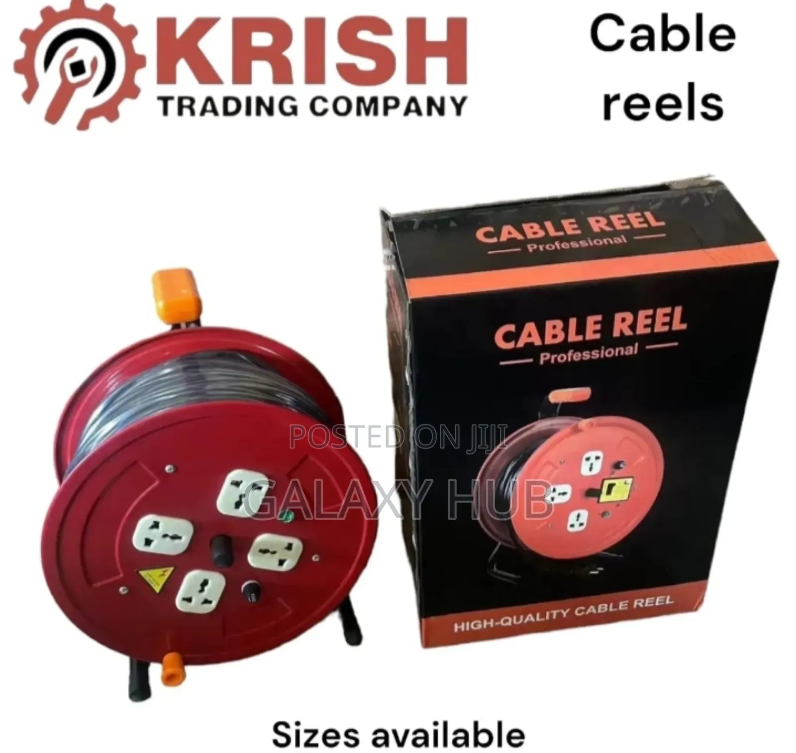 50metres By 2.5mm Portable Cable Reel