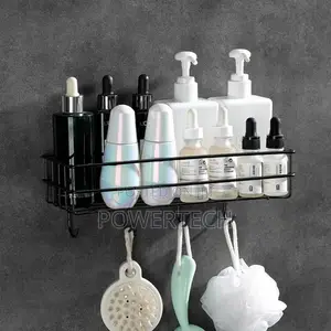 Bathroom Organizer With Hooks