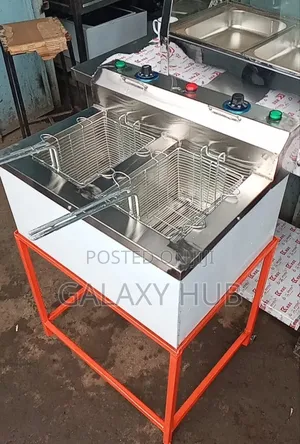Jua Kali Commercial Eletric Double Deep Fryer