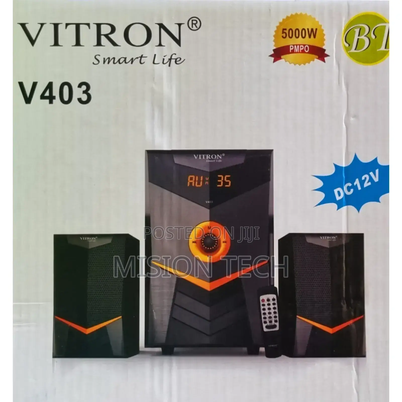 Vitron V403 2.1 Inch Bluetooth Speaker System