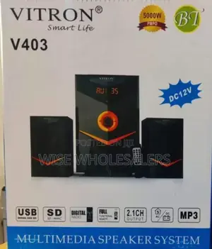 Vitron V403 Subwoofer 5000W 2.1ch Bluetooth°°••°°✓