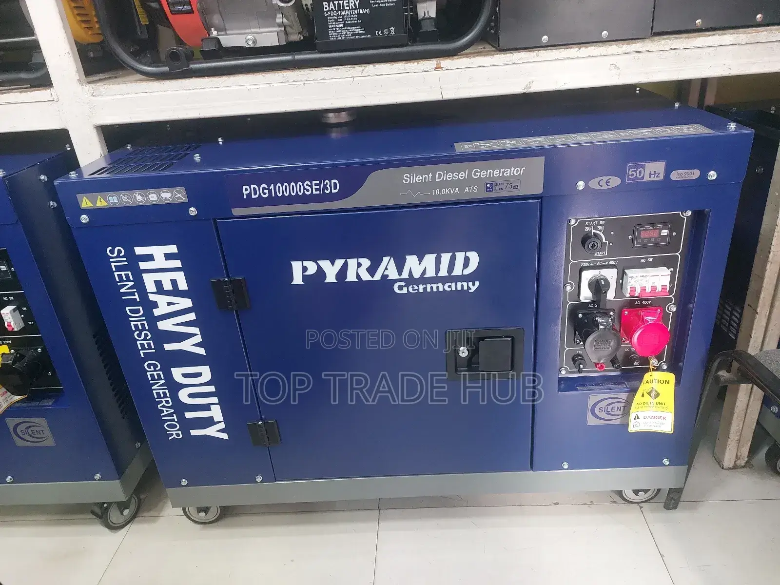Pyramid Silent Diesel Generator 12kva Single/3 Phase