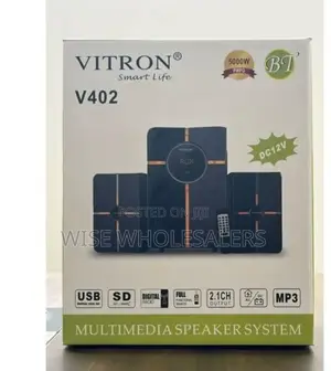 Vitron V402 2.1CH Sub Woofer System USB/SD/FM 5000w.✓ \\