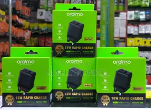 Oraimo Cannon 18S 18W Wall Charger Kit.( Black)