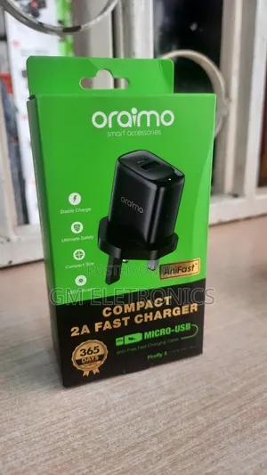 Original Oraimo Firefly 3 10W Wall Charger Kit(Micro-Usb)